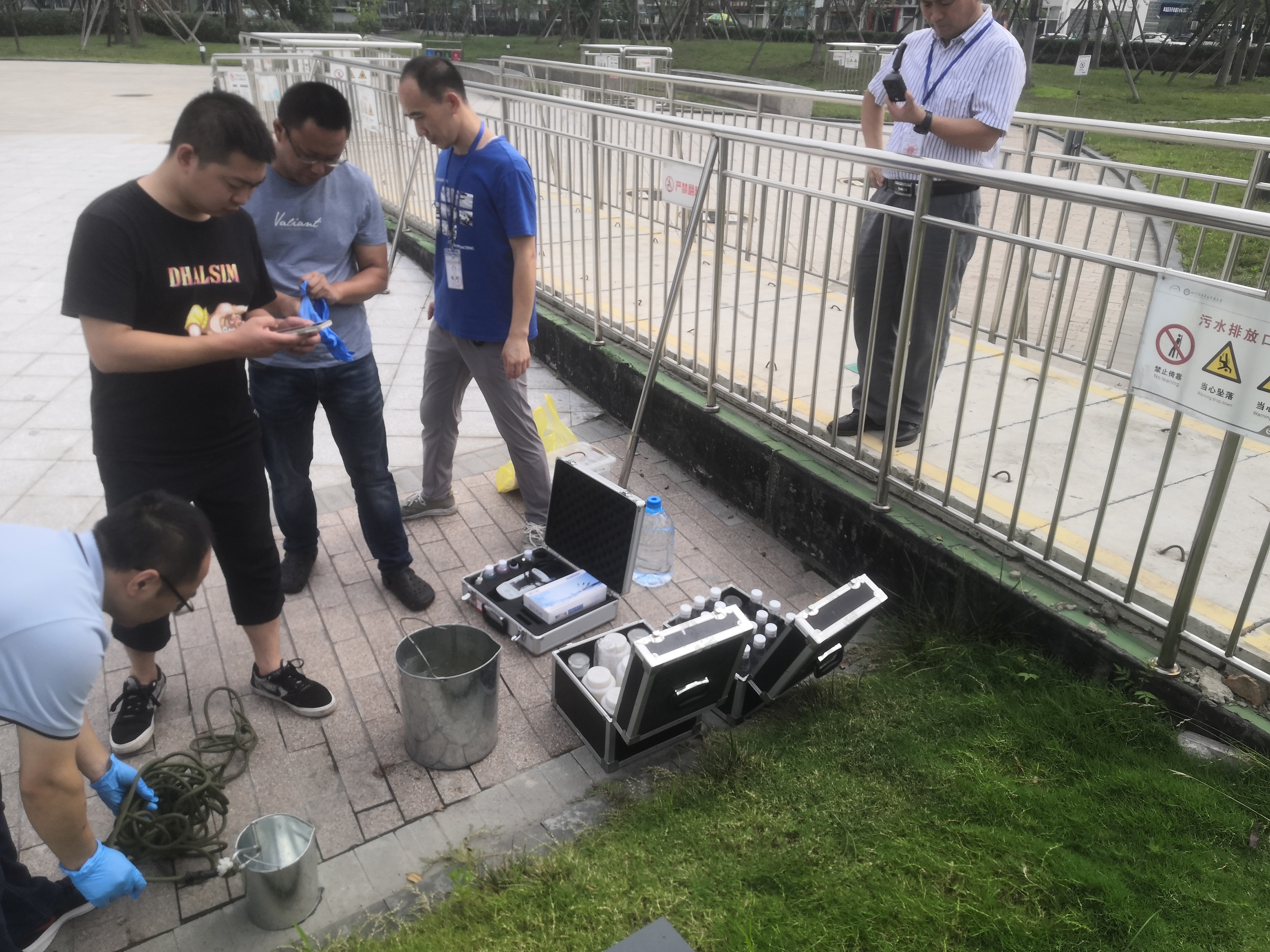 2021年8月6日，四川博水環(huán)保  在雙流空港醫(yī)院污水處理站，開展污水處理站應急演練